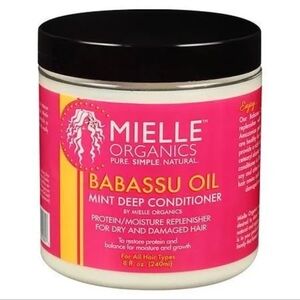 Mielle Organics Babassu Oil Mint Deep Conditioner - Pink